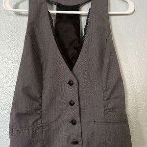 Charlotte Russo Black Design Vest Size S